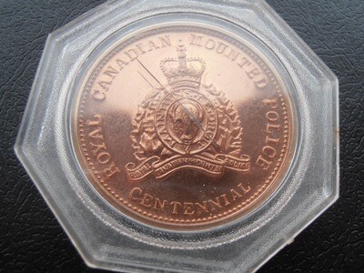 Canadian Mounted Police Centennial Medal - 1973