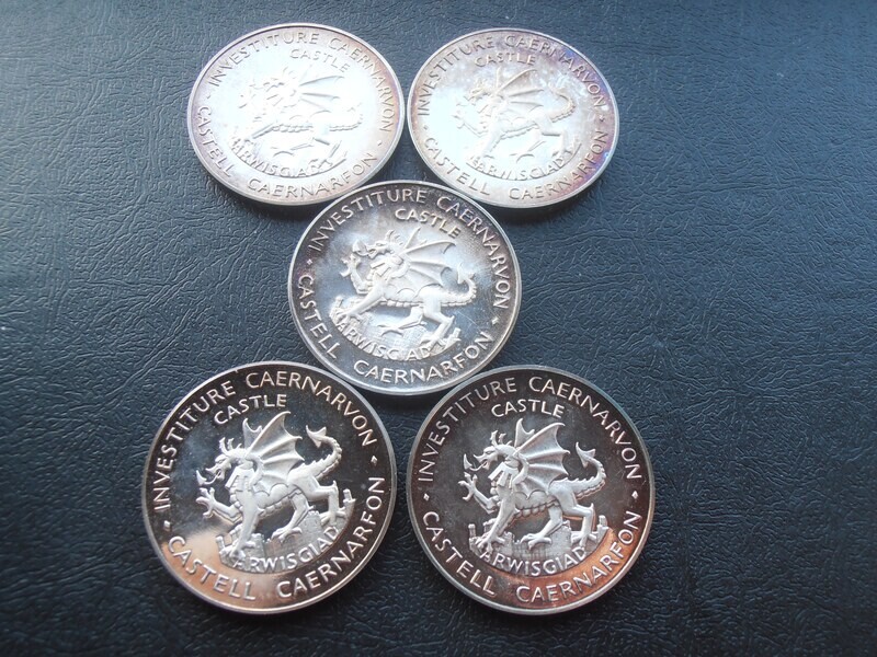 Prince of Wales Investiture Medals - 1969