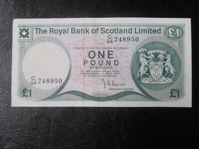 Royal Bank of Scotland £1 - 1981