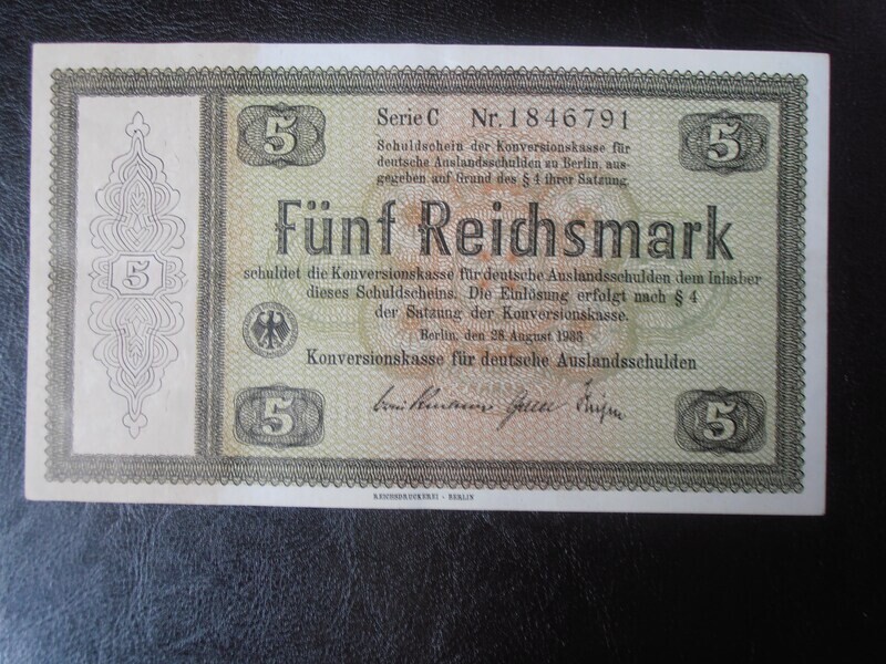 Germany 5 Marks  -  1933