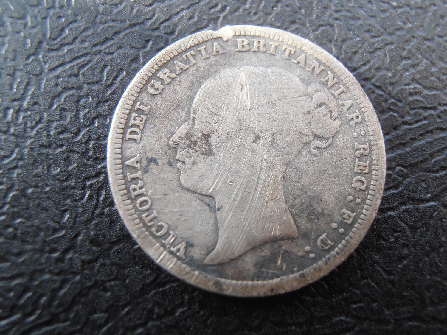 1886  -  Sixpence