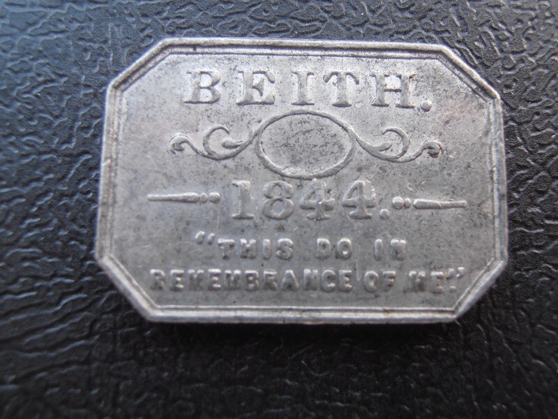 Communion Token Beith - 1844