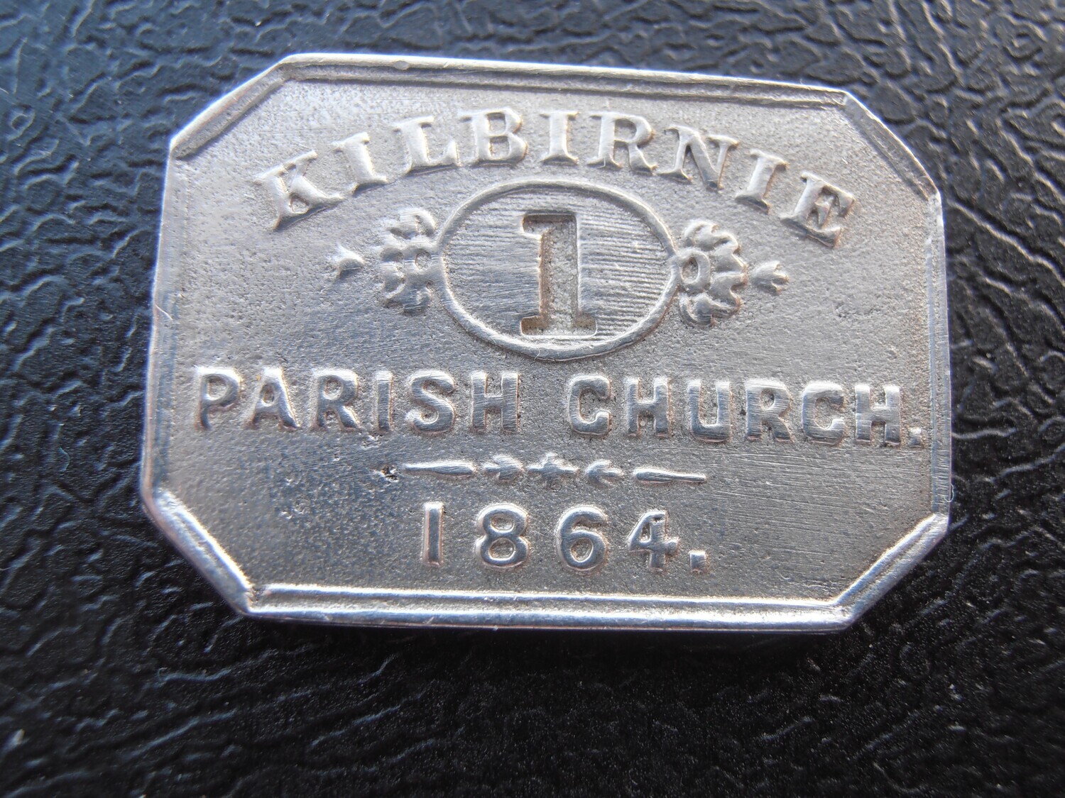 Communion Token Kilbirnie - 1864 T1