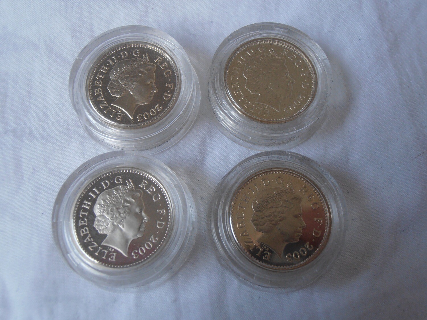 2003  -  £1 Silver Proof Pattern Set