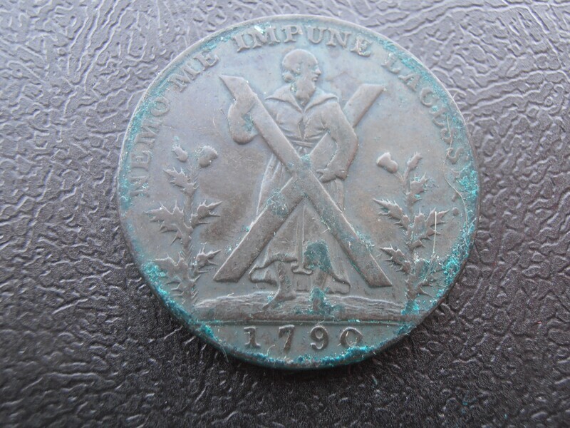 Edinburgh Halfpenny  -  1790