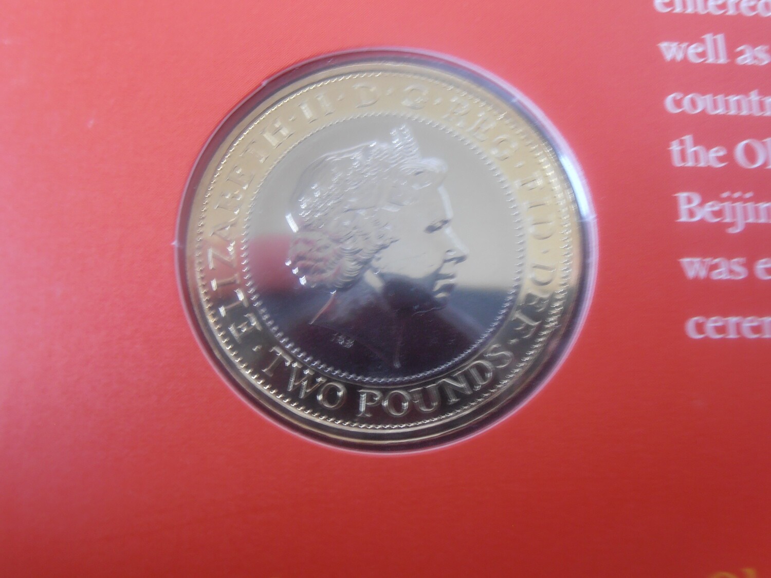 2008 - Two Pounds (Olympic Games Handover)