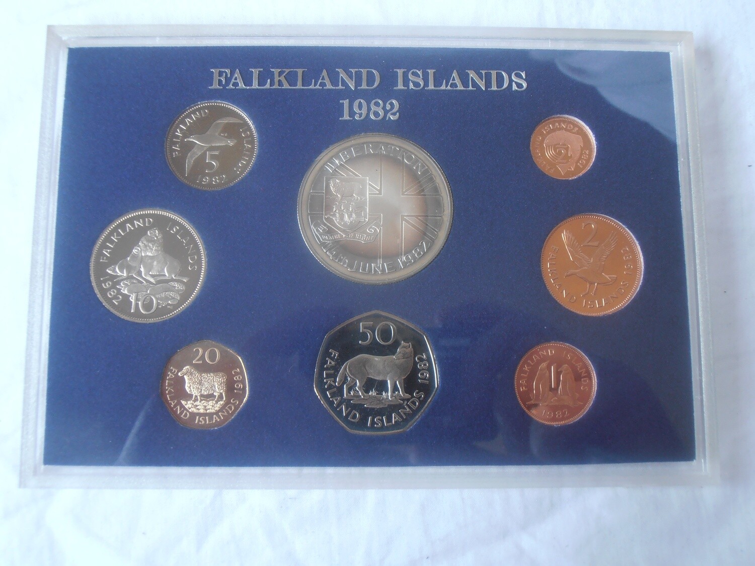 Falkland Islands Liberation Proof Coin Set - 1982