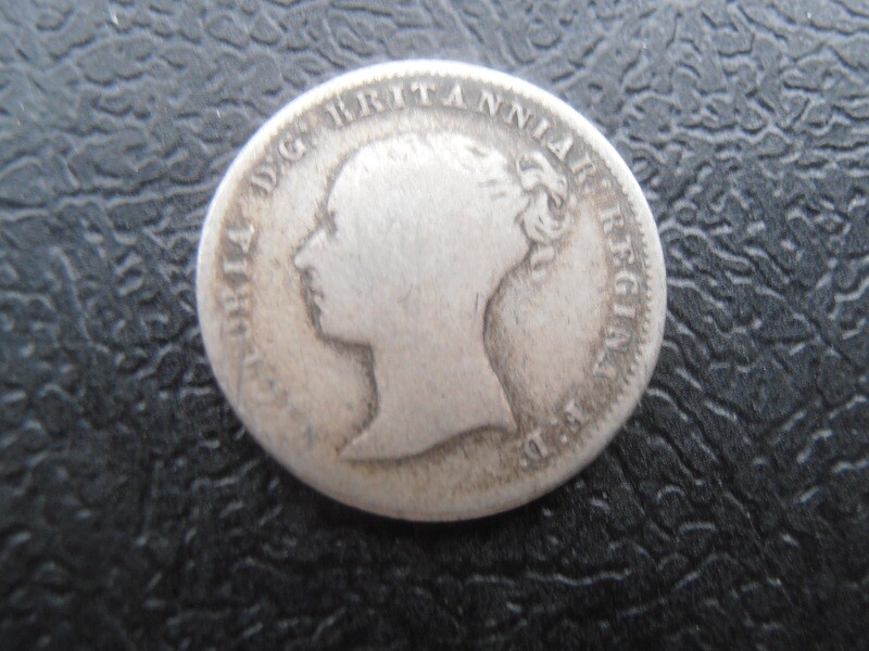 1854  -  Fourpence