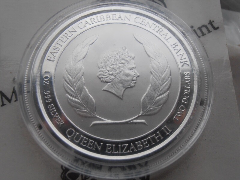Antigua & Barbuda 2 Dollars - 2018