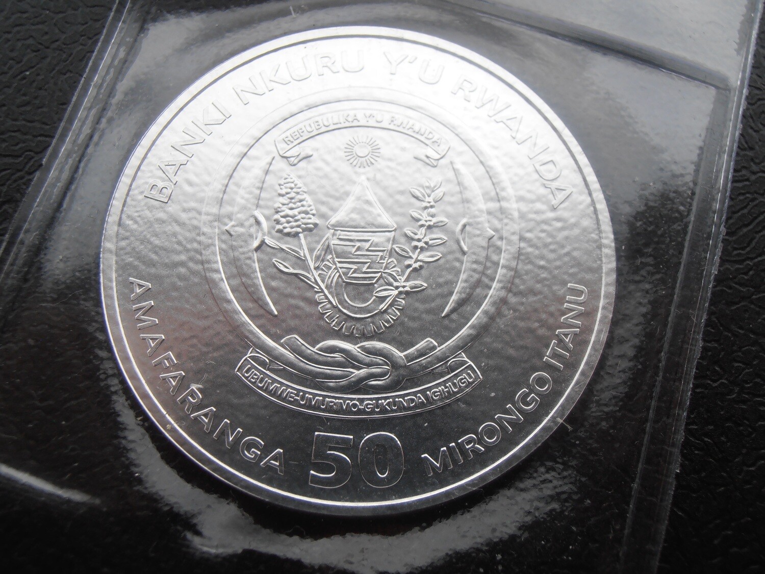 Rwanda 50 Franga Fine Silver  -  2018 (Nautical)