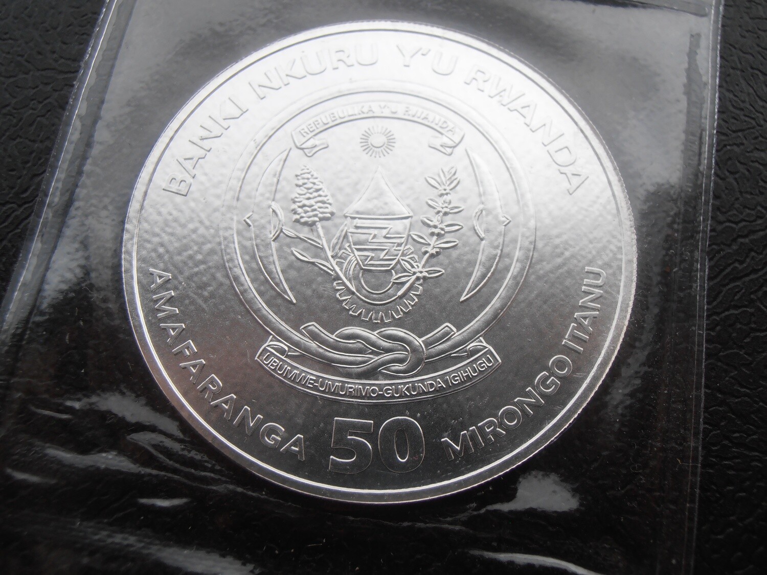 Rwanda 50 Franga Fine Silver  - 2016 (Africa)