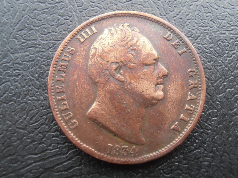 1834  -  Halfpenny