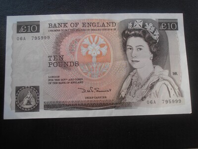 Bank of England £10 - From December 1980