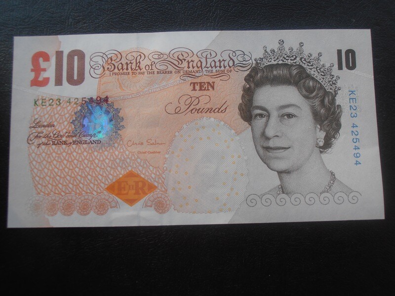 Bank of England £10  -  2012