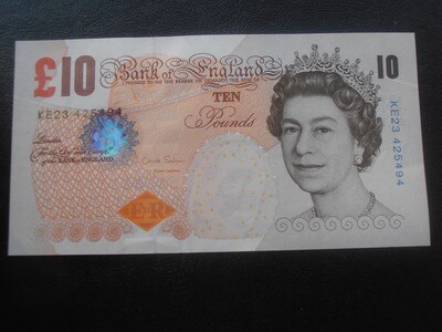 Bank of England £10 - 2012