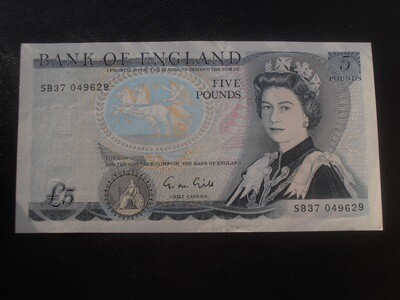 Bank of England £5 - From March 1988