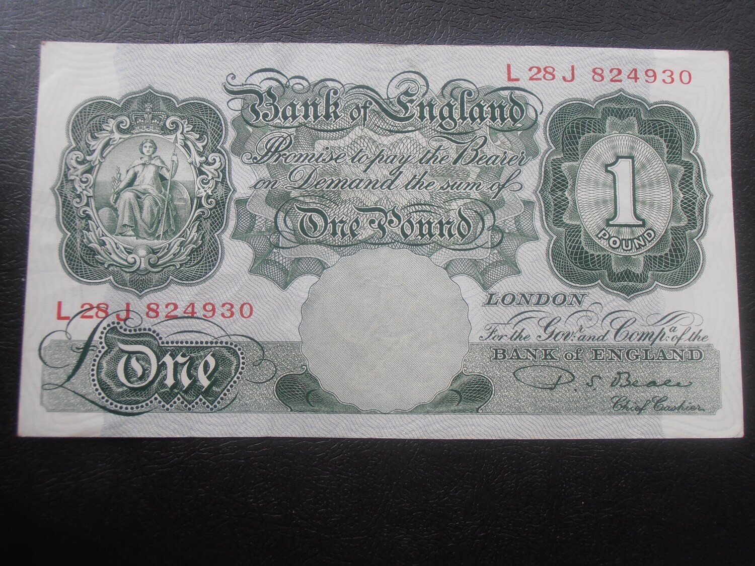 Bank of England £1 - From March 1950 (Scarce)
