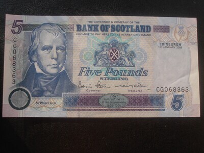 Bank of Scotland £5 - 2006