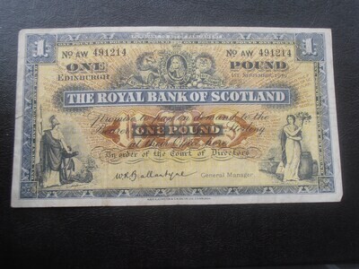 Royal Bank of Scotland £1 - 1959