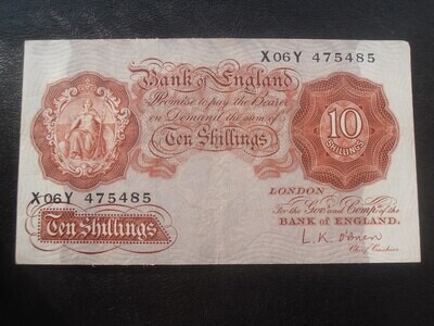 Bank of England 10/- - From November 1955