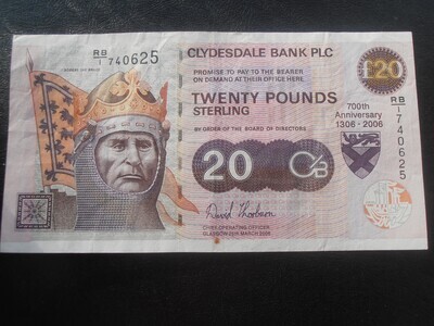 Clydesdale Bank £20 - 2006