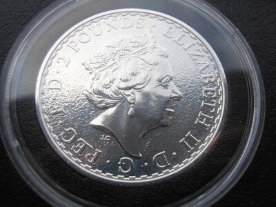 2016 - Two Pounds Fine Silver Britannia