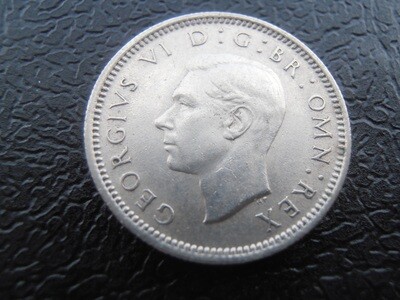 1945 Sixpence