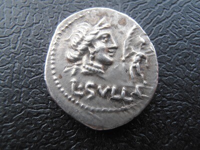Roman Republic Denarius - 84-83 BC (L Cornelius Sulla Military Mint)