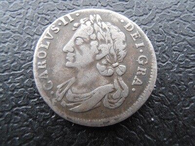 Charles II 1/16 Dollar - 1677