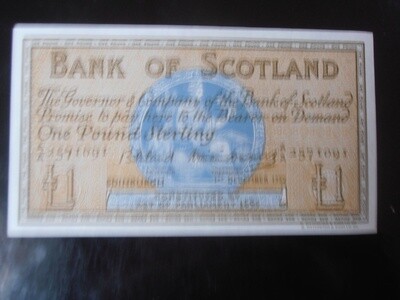 Bank of Scotland £1 - 1959