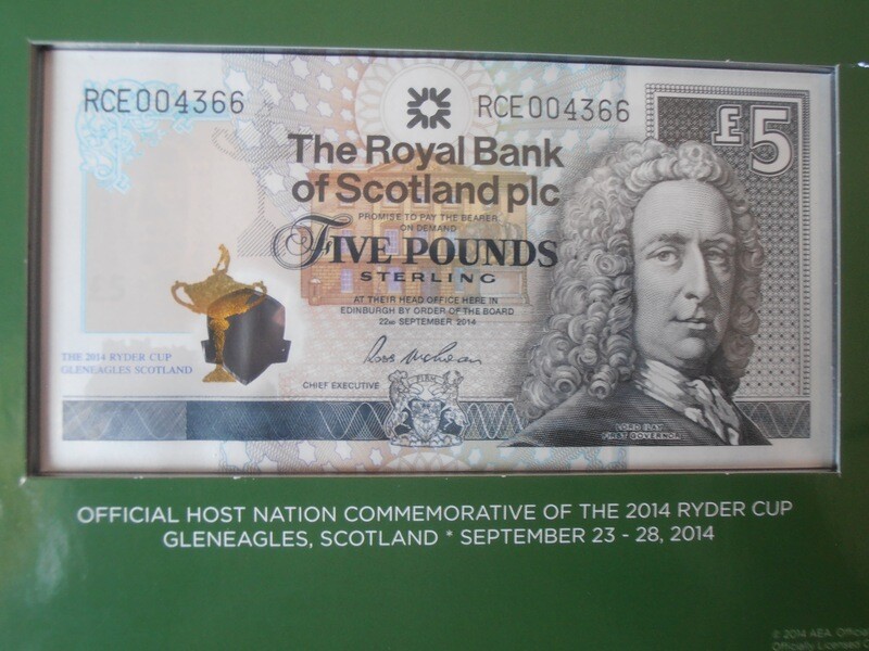 Royal Bank of Scotland £5  -  2014