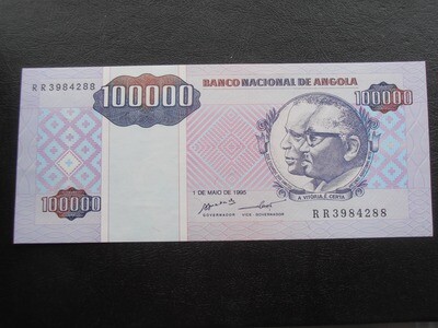 Angola 100000 Kwanzas - 1995