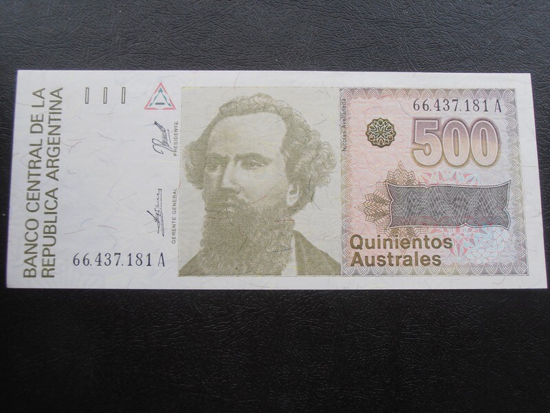 Argentina 500 Australes - 1988-90