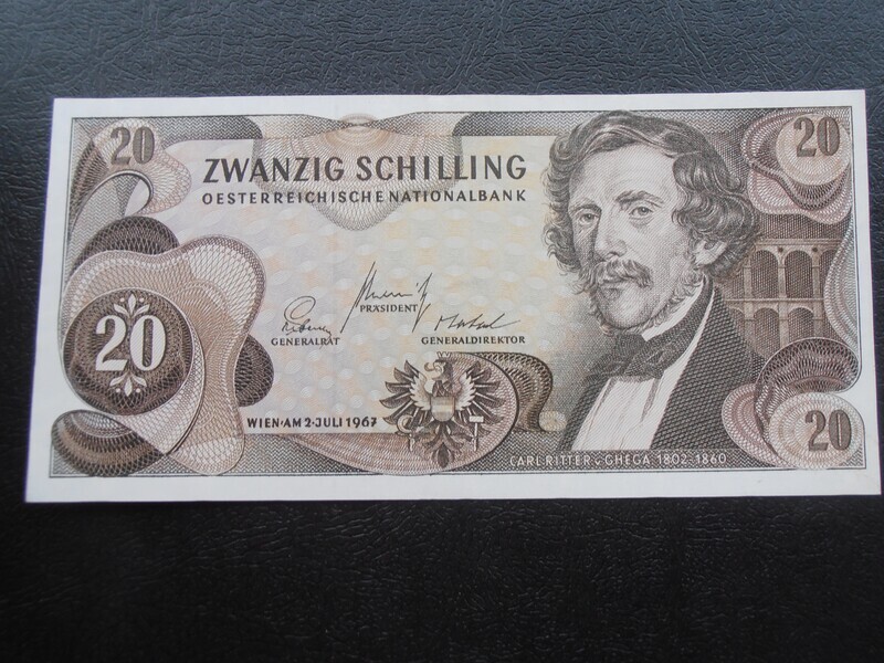 Austria 20 Schilling  -  1967