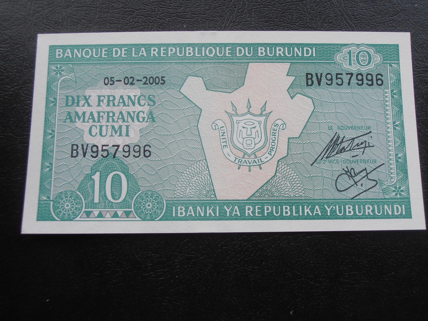 Burundi 10 Francs - 2005