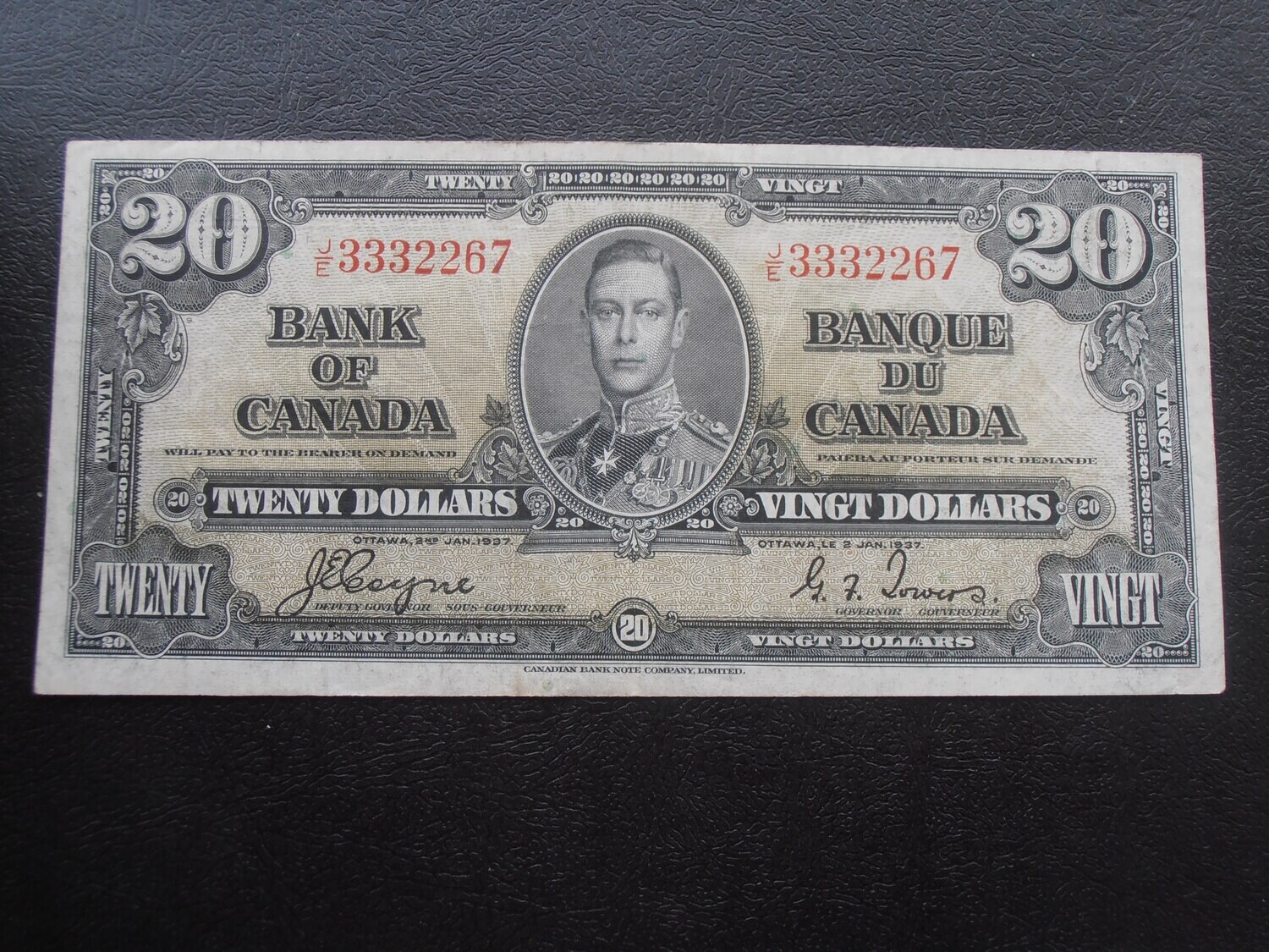 Canada 20 Dollars - 1937