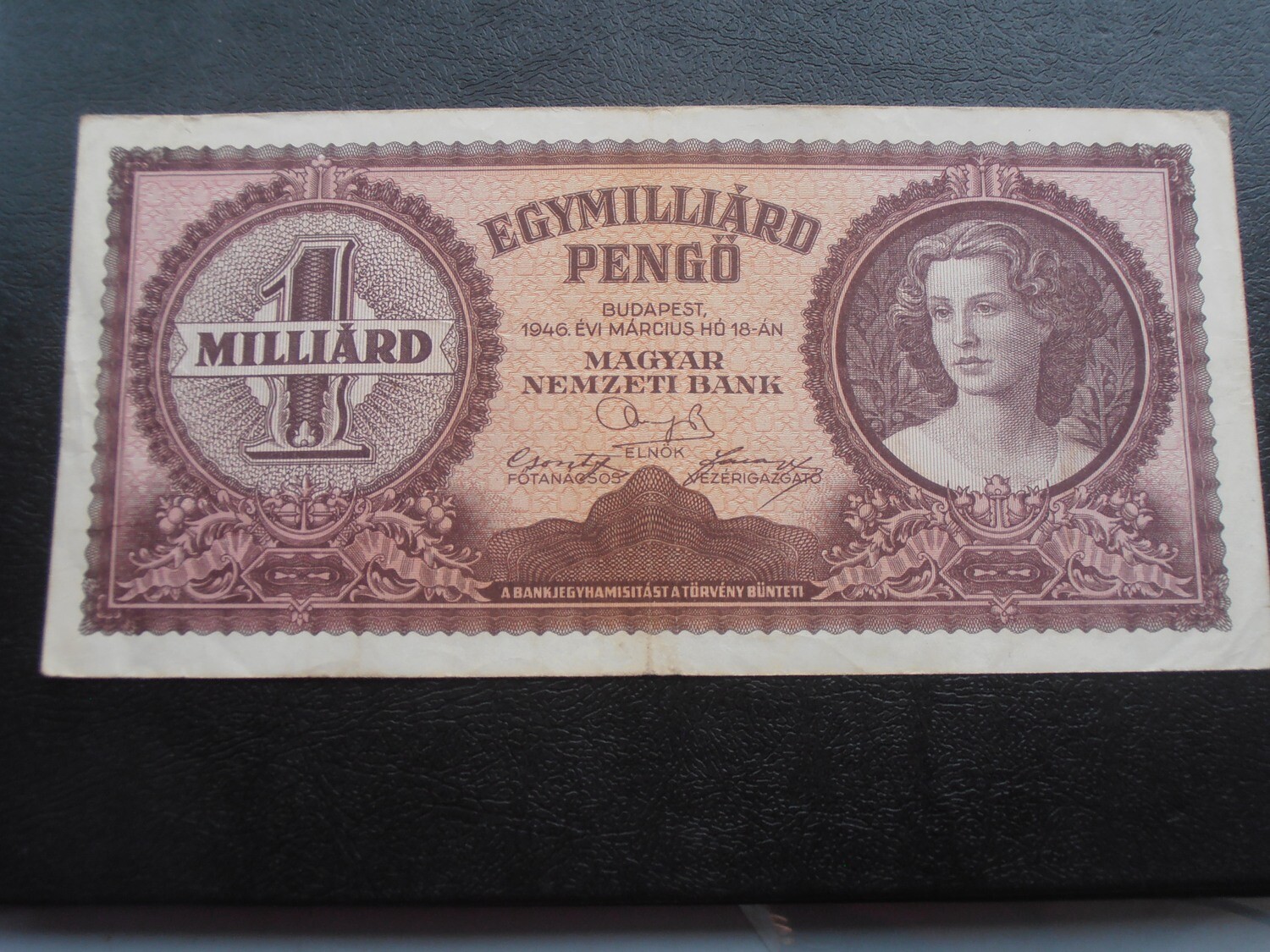 Hungary 1 Million Pengo - 1946