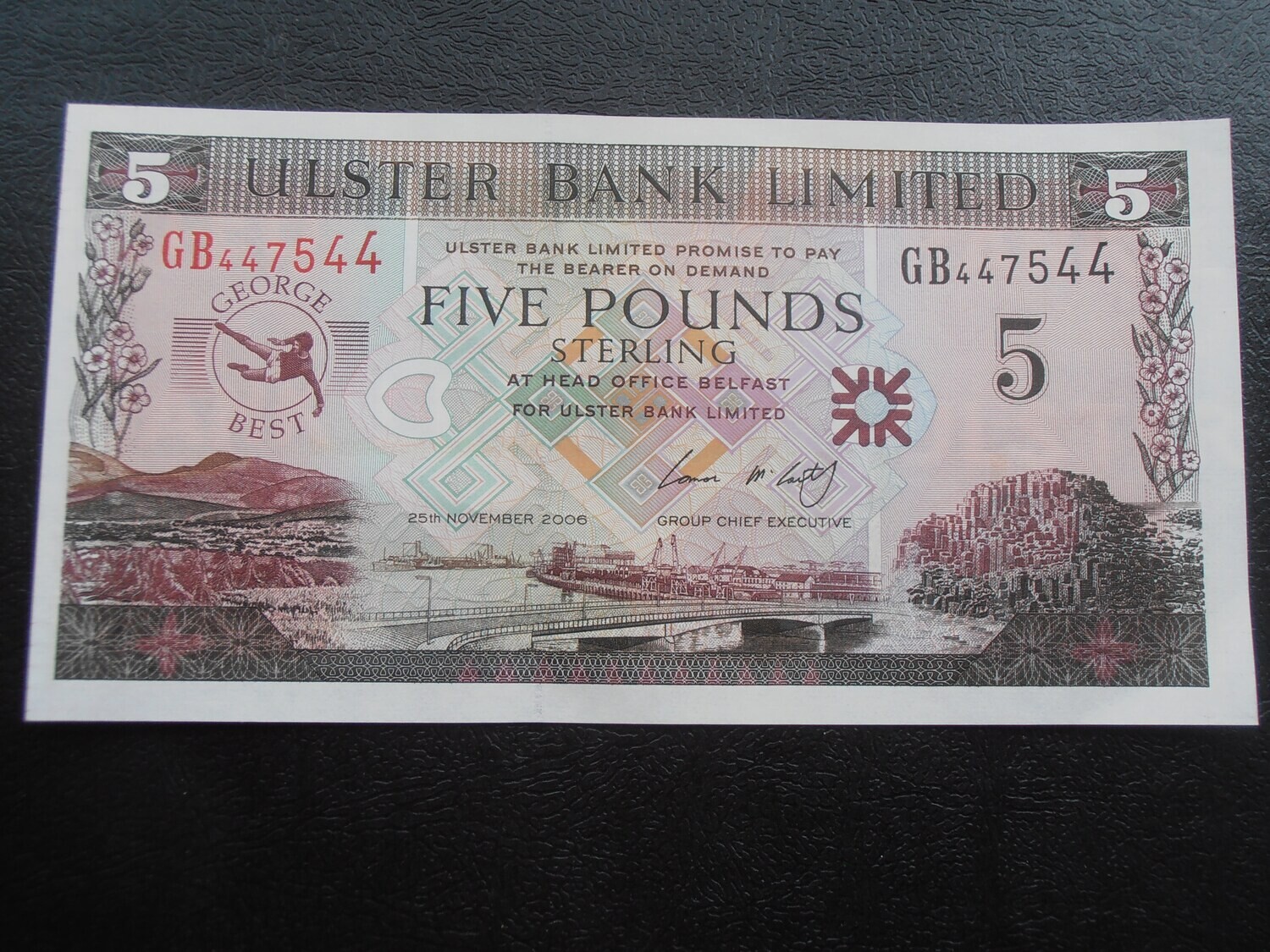 Northern Ireland £5 - 2006 (Ulster Bank George Best)