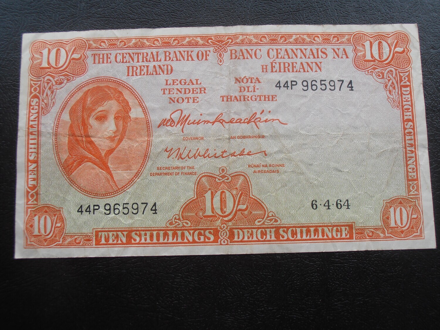 Ireland (Republic) Ten Shillings - 1964