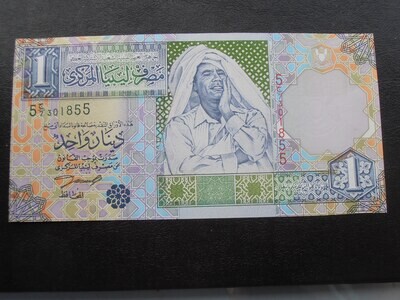 Libya 1 Dinar - 2002