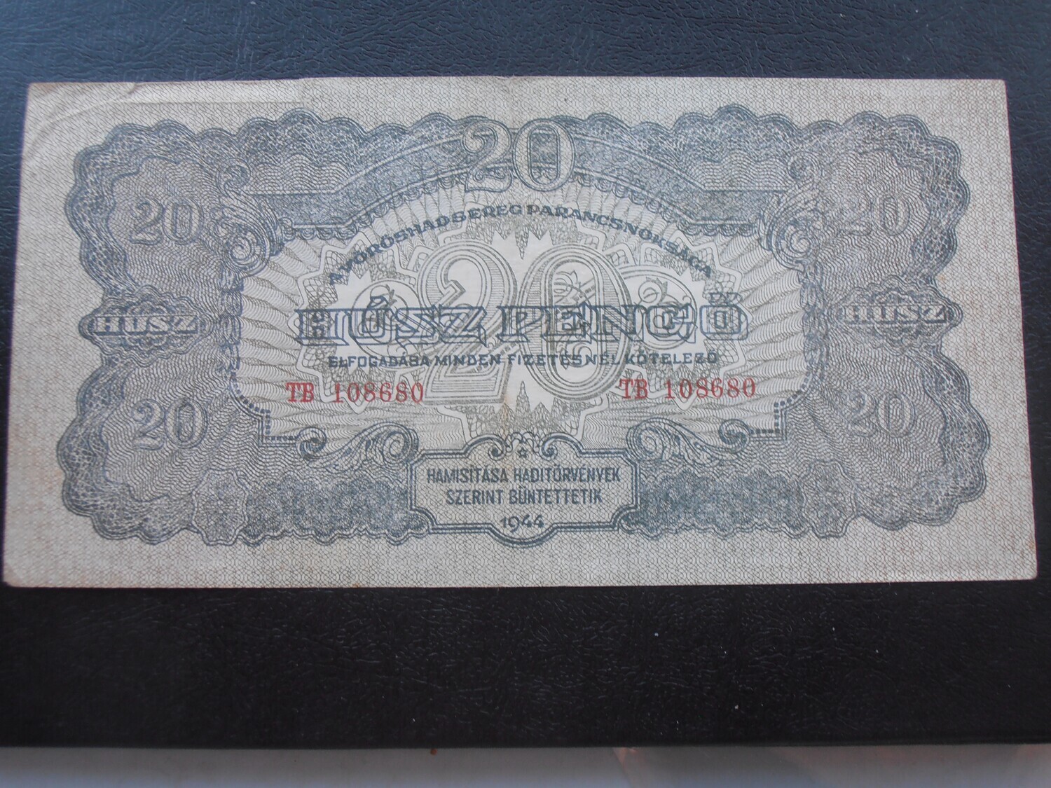 Hungary 20 Pengo - 1944