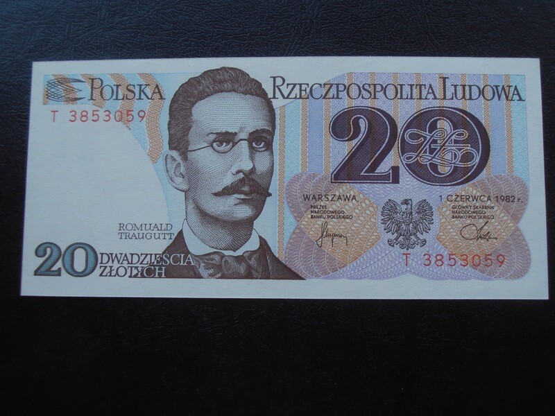 Poland 20 Zlotych  -  1982
