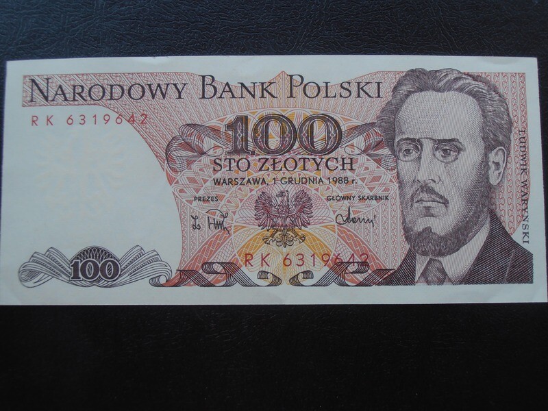 Poland 100 Zlotych - 1988