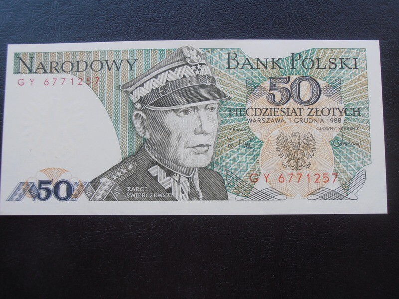 Poland 50 Zlotych  -  1988