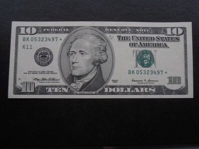 United States 10 Dollar - 1999 *