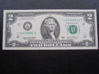 United States 2 Dollars - 2003