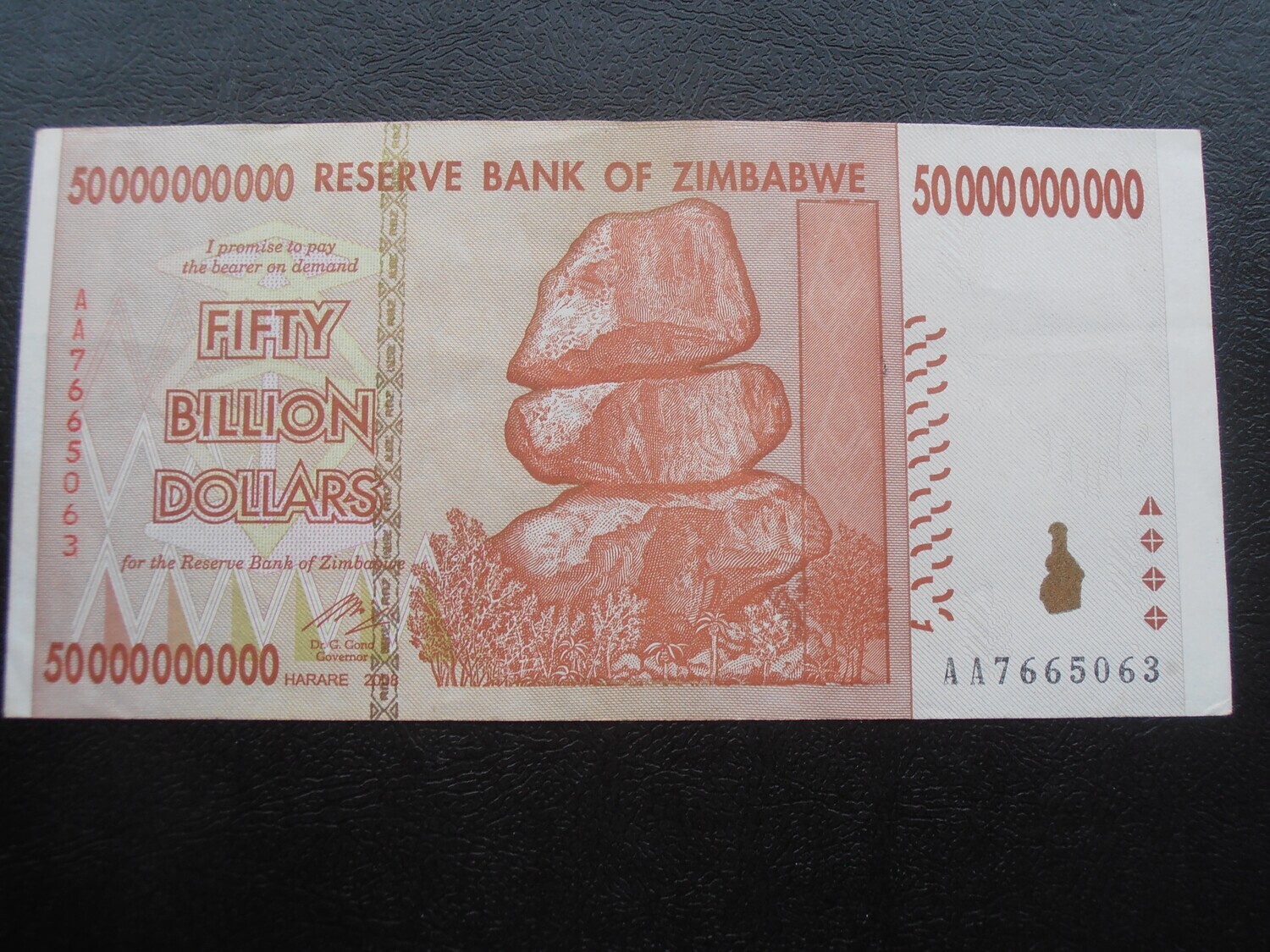 Zimbabwe 50 Million Dollars - 2008