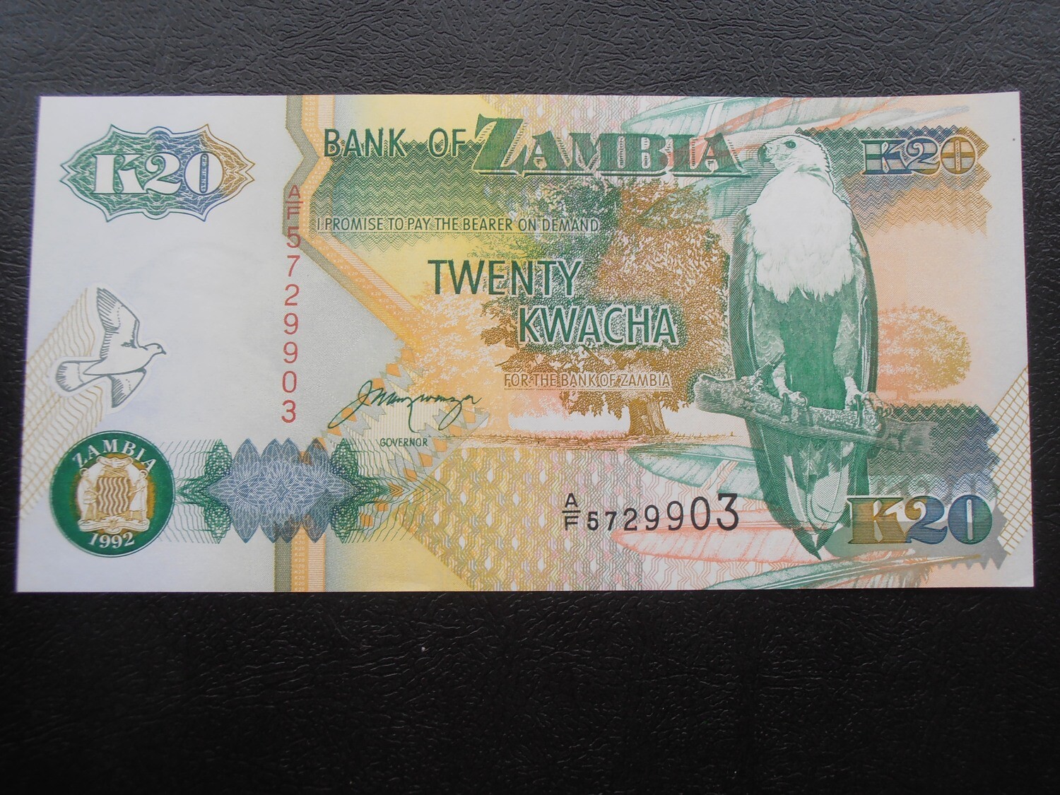 Zambia 20 Kwacha - 1992
