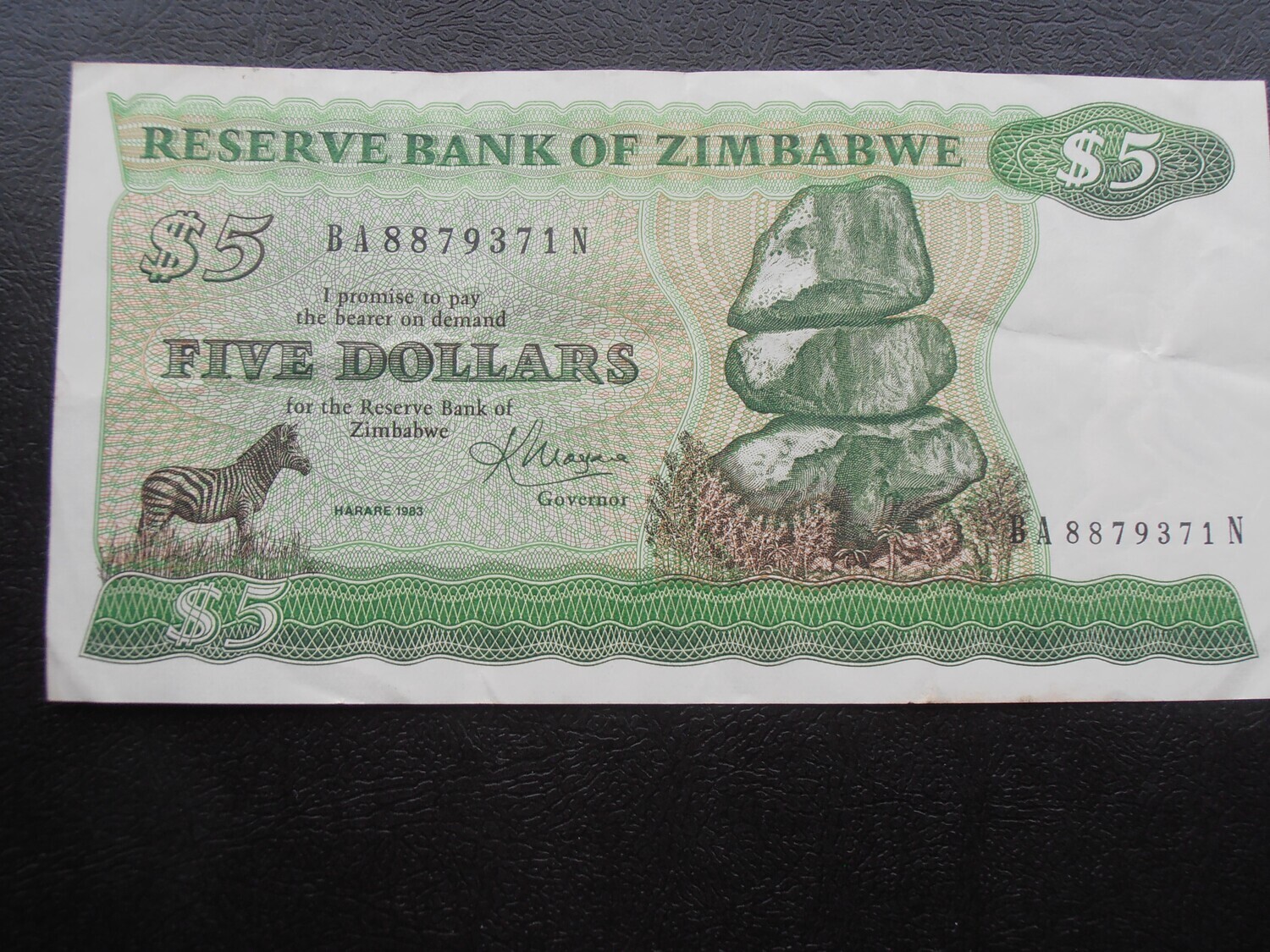 Zimbabwe 50 Dollars  -  1983