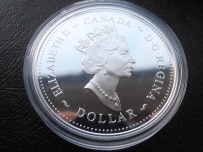 Canada Silver Proof Dollar - 2002